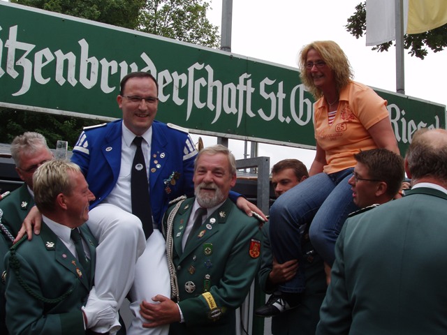 Foto vom K&ouml;nigspaar Heike Hellwig und Christoph Wiemers