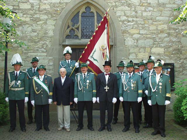 Foto vom K&ouml;nig mit Vorstand
